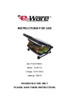 Preview for 1 page of e-Ware XJ-9K113 Instructions For Use