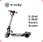 e-way E-2540 Manual preview