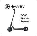 e-way E- 500 User Manual preview