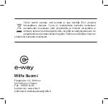 Предварительный просмотр 152 страницы e-way E-600 User Manual