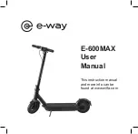 Предварительный просмотр 5 страницы e-way E-600MAX User Manual