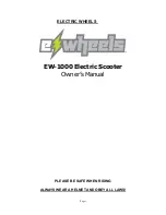 E-Wheels EW-1000 Owner'S Manual preview