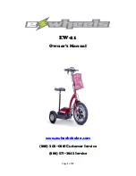 Предварительный просмотр 1 страницы E-Wheels EW-21 Owner'S Manual