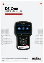 Preview for 1 page of E-XTEQ DS One User Manual