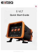 Предварительный просмотр 1 страницы E-XTEQ E-VLT Quick Start Manual