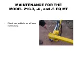 Предварительный просмотр 8 страницы E-Z DRILL 210-3 EQ MT Maintenance Manual