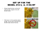 Preview for 5 page of E-Z DRILL 210-3 EQ MT Setting Up