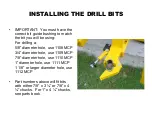 Preview for 13 page of E-Z DRILL 210-3 EQ MT Setting Up