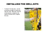 Preview for 18 page of E-Z DRILL 210-3 EQ MT Setting Up