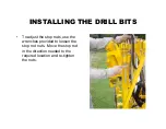 Preview for 15 page of E-Z DRILL 210-3 SRA Setting Up