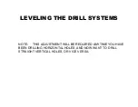 Preview for 28 page of E-Z DRILL 210-3 SRA Setting Up