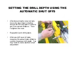 Preview for 35 page of E-Z DRILL 210-3 SRA Setting Up