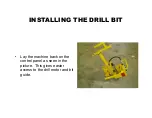 Предварительный просмотр 6 страницы E-Z DRILL 85B Setting Up