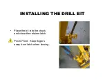 Предварительный просмотр 9 страницы E-Z DRILL 85B Setting Up