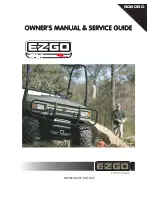 E-Z-GO 602080 Owner'S Manual And Service Manual preview