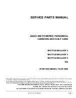 Предварительный просмотр 3 страницы E-Z-GO Cushman Service & Parts Manual