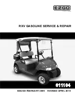 Preview for 1 page of E-Z-GO RXV GASOLINE Service & Repair Manual