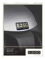 E-Z-GO RXV GOLF CAR 2008 Owner'S Manual preview