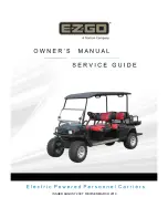 E-Z-GO ST SHUTTLE 4/6 E 2008 Owner'S Manual And Service Manual preview