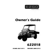 Предварительный просмотр 1 страницы E-Z-GO Terrain 250 - Electric Owner'S Manual