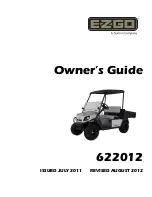 E-Z-GO Terrain 250 - Gas Owner'S Manual preview