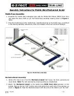 E-Z-RECT EZR SHELVING TRIM-LINE Assembly Instructions Manual preview