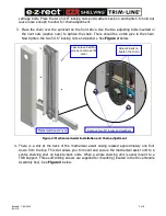 Preview for 2 page of E-Z-RECT EZR SHELVING TRIM-LINE Assembly Instructions Manual