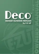 E-Z UP Deco Manual preview