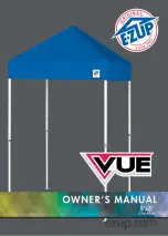 E-Z UP VUE Owner'S Manual preview