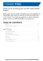 Preview for 3 page of E-Z UP VUE Owner'S Manual