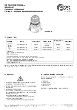 Preview for 1 page of e2 GNExB2LD2 Series Instruction Manual