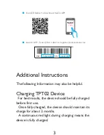 Preview for 5 page of e2Link TPT02 Instructions For Use Manual