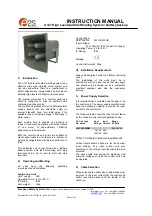 E2S A141 Instruction Manual предпросмотр