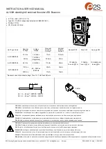 Preview for 1 page of E2S AlertAlight AL100H Instructions/Service Manual