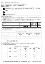 Preview for 6 page of E2S AlertAlight AL100H Instructions/Service Manual