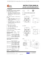 Preview for 1 page of E2S Appello A121APPX Instruction Manual