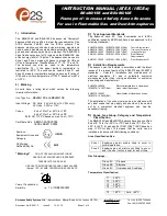 E2S BE*BG10E Instruction Manual предпросмотр