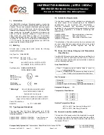 E2S BE*H120D Instruction Manual предпросмотр