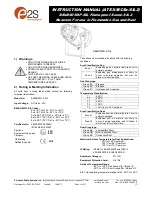 E2S BExBG05D-P-SIL Instruction Manual предпросмотр