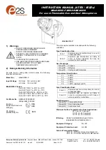 E2S BExBG05DPDC012 Instruction Manual preview