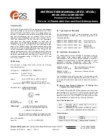 E2S BExDL15D Instruction Manual предпросмотр