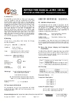 Preview for 1 page of E2S BExL25D Instruction Manual