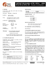 Предварительный просмотр 5 страницы E2S BExL25D Instruction Manual