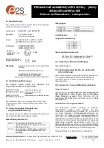 Предварительный просмотр 15 страницы E2S BExL25D Instruction Manual