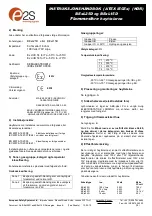 Предварительный просмотр 19 страницы E2S BExL25D Instruction Manual