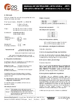 Предварительный просмотр 21 страницы E2S BExL25D Instruction Manual