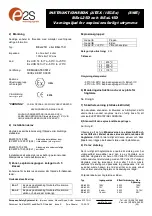 Предварительный просмотр 25 страницы E2S BExL25D Instruction Manual