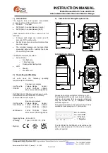 Предварительный просмотр 1 страницы E2S D105AX Instruction Manual