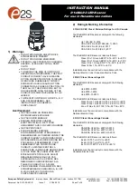 Предварительный просмотр 1 страницы E2S D1xB2LD2 Series Instruction Manual