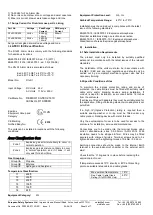 Preview for 2 page of E2S D1xS1 Series Instructions/Service Manual